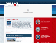 Tablet Screenshot of dallaslogisticshub.com